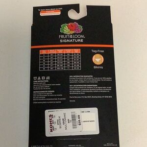 Fruit of the loom bikini